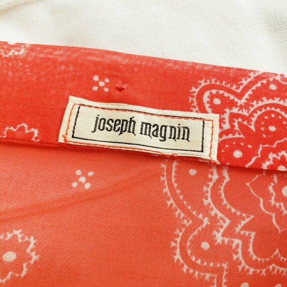 Vintage Red Long Sleeve Pointed Collar Button Down Shirt Blouse by … - Picture 7 of 9